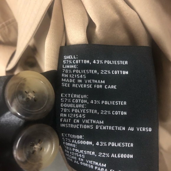 **SOLD** NWT London Fog Lined Trench Coat - Picture 7 of 8